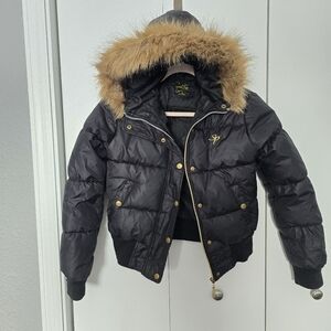 VTG Y2K Down puffer jacket SouthPole S Flawed